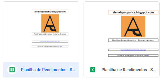 google planilhas