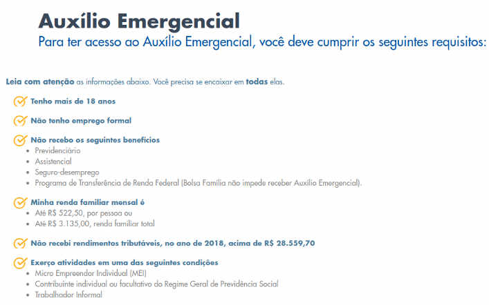 como solicitar auxílio emergencial de 600 reais?
