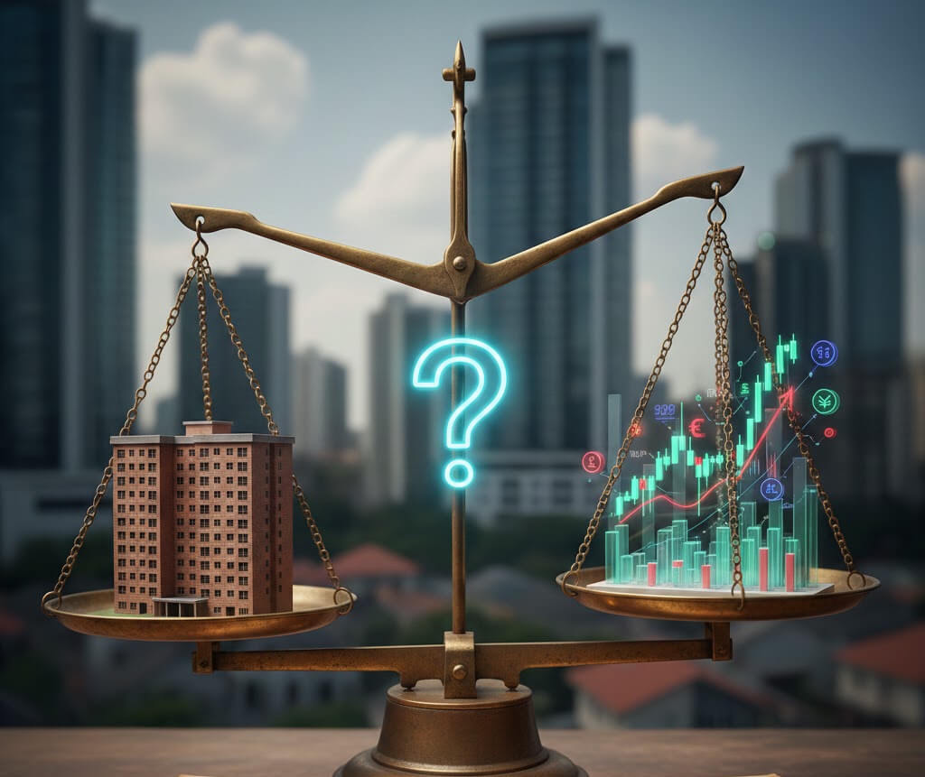 Trocar apê por fundos imobiliários